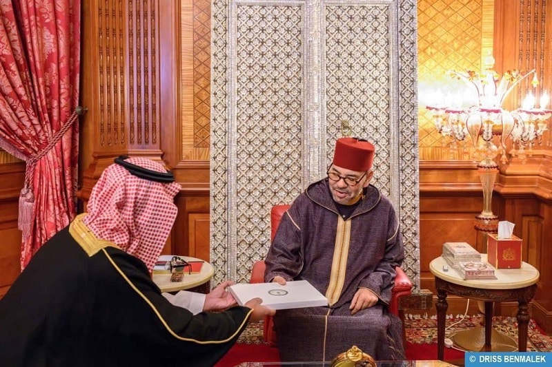 title الملك محمد السادس السعودية
