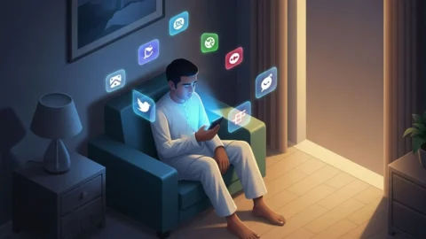 title الصحة الرقمية والتوازن النفسي